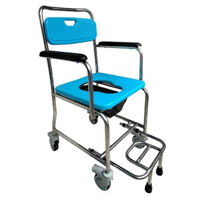 Buon prezzo Sedia di comodino medico portatile non pieghevole stabile e conveniente per il letto in linea