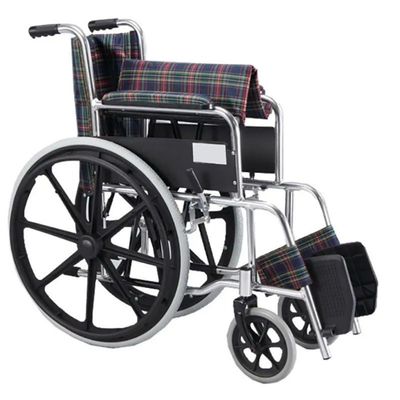 Buen precio Silla de ruedas manual plegable de aleación de aluminio personalizada en línea