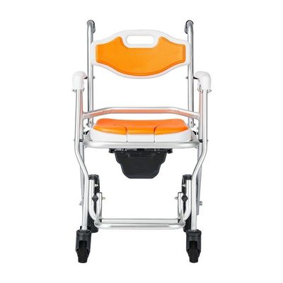 Good price Lightweight Foldable Commode Chair Corrosion Resistance For Elderly And Disabled online