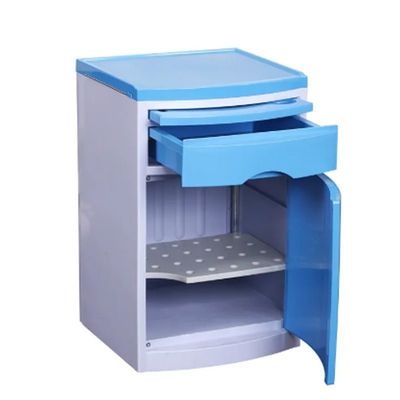 Good price 3 Layers Hospital Bedside Cabinet Storage Function ABS Bedside Cabinet online