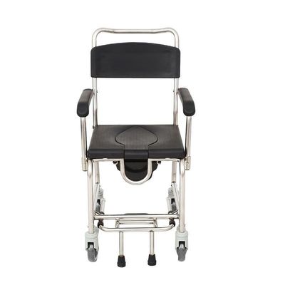 Good price Safety Folding Waterproof Toilet Seat With Wheels For Elderly online