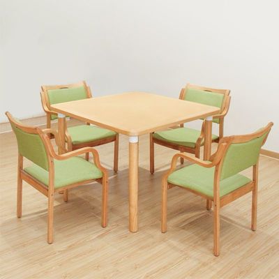 Good price Interior Brown Coffee Wooden Table Set Compact Contemporary Wood Dining Table online
