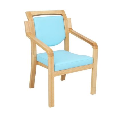 Buon prezzo Semplice seduta da pranzo in legno massello moderno per la casa con borsa morbida cuscinata in linea