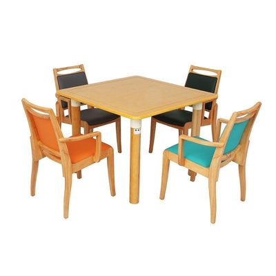 Bom preço Conjunto de mesa de madeira minimalista e elegante Economiza espaço Conjunto de mesa de madeira sólida para conferência on-line