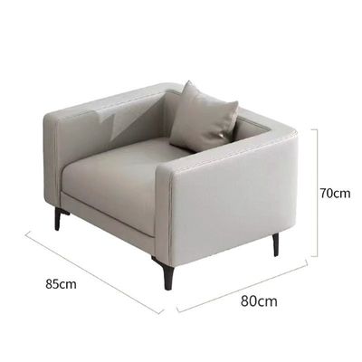 Harga yang bagus Hotel Lobby Resepsi Sofa Kantor Modern Set 3 Kursi Non Inflatable on line