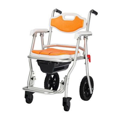 kualitas Keamanan Portable Commode Kursi Untuk Orang Tua Dan Cacat YFH-ZBY004 tahan air pabrik