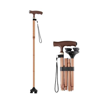 Good price Disabled Four Legs Medical Walking Crutches Aluminium Alloy For Outdoor online