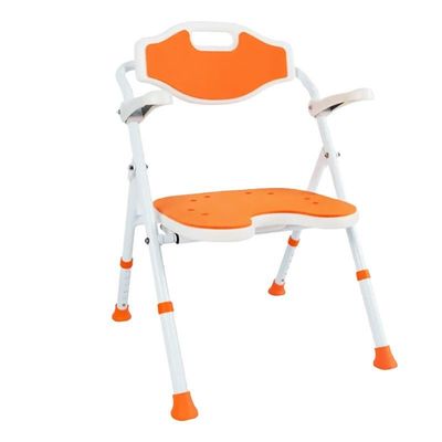 Bom preço Cadeira de chuveiro dobrável suave personalizada de alta resistência para cuidados com idosos on-line