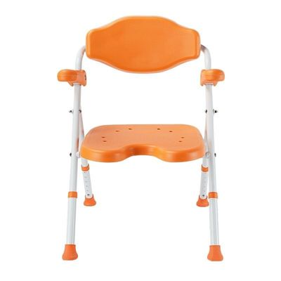 Good price Foldable Bathroom Chair For Elderly  Medical Shower Chair Wrapped Backrest online
