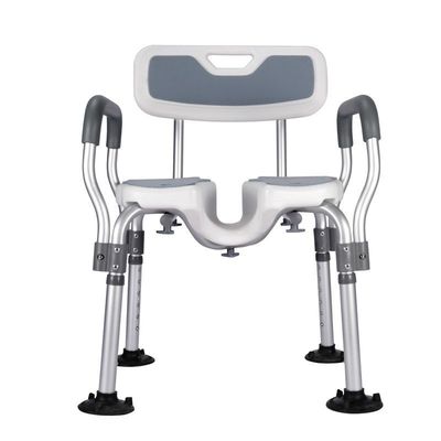 Good price Senior Friendly Bathroom Chair For Shower Adjustable Height Aluminium Bath Chair With Backrest online