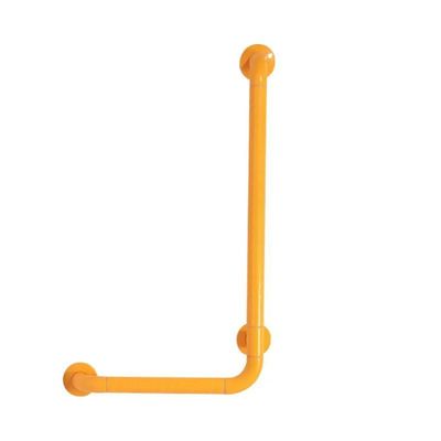 Harga yang bagus Dinding dipasang L bentuk kamar mandi handrails 304 stainless steel Toilet Bantuan Bar on line