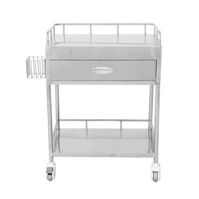 Long Lasting Hospital Stainless Steel Trolley Customized Surgical Case Cart