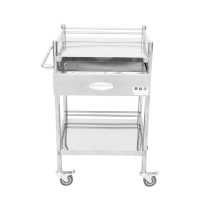 Good price Medical Hospital Stainless Steel Trolley Grey Surgical Care Ss Instrument Trolley online