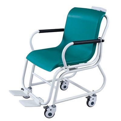 Good price Universal Wheel Green Electronic Weight Chair Scale For Dialysis Patients online