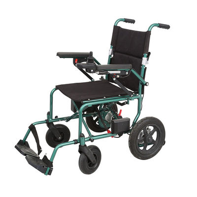 High Back Comfort Electric Wheelchair Lead Acid Battery 4 Wheel Scooter Portable Folding Electric Wheelchair