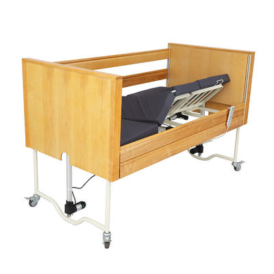Good price Five Function Solid Wood Sliding Guardrail Nursing Bed for Hospital and Home online