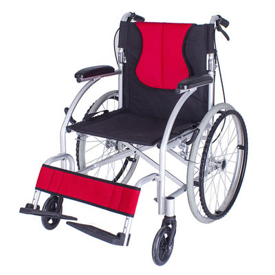 Portable Folding Wheelchair with Aluminium Alloy and Customization Option