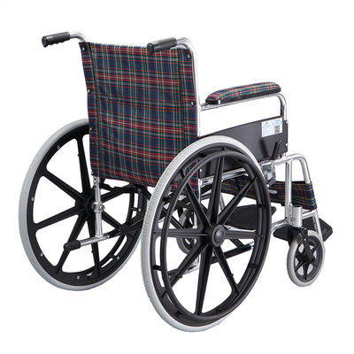 Good price Cheap Steel Aluminum Folding Self Propelled Wheelchair For Elderly Disabled People online