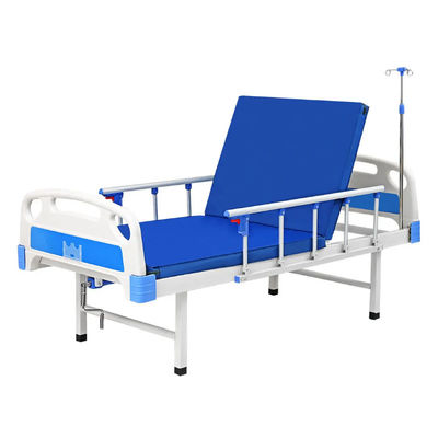 Good price 46kg Manual Function Metal Hospital Nursing Bed with Crank for Home Crank Medical Bed Patient Bed online