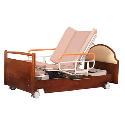 Good price Home care community hospital high-end function of wood rotary nursing beds online