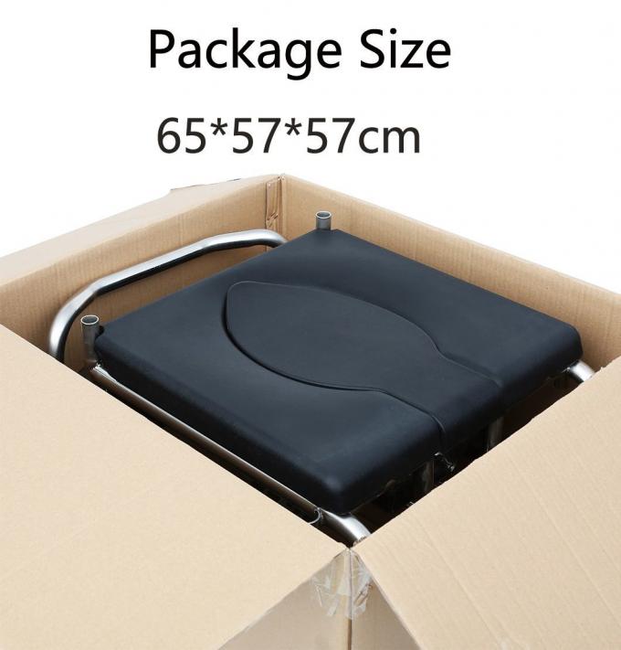 Wholesale Manufacturer′s High-Quality Steel Light Weight Commode Wheelchair for Disabled Person