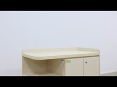 Solid Oak Wood Medical Bedside Cabinet For Living Room And Bedroom High Functionality