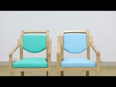 Simple Modern Solid Wood Dining Chair Home Soft Bag Cushioned