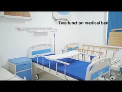 Manual Function Metal Hospital Nursing Bed with Crank for Home Crank Medical Bed Patient Bed